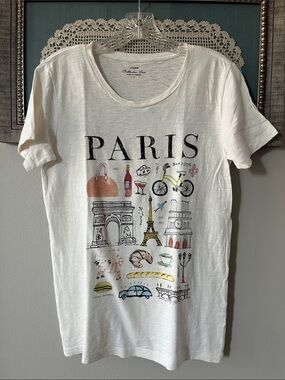 J. Crew Collector Tee in Off-White